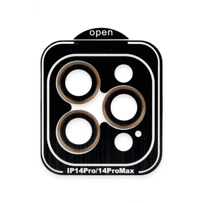Joko Apple iPhone 14 Pro Max PVD Metal Kamera Lens - Turuncu