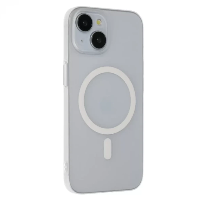 Joko Apple iPhone 15 Plus Tuna PC Slim Magsafe Kapak - Şeffaf