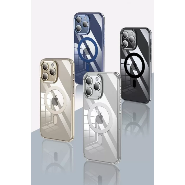 Joko Apple iPhone 15 Pro Drop Magsafe Kapak - Lacivert