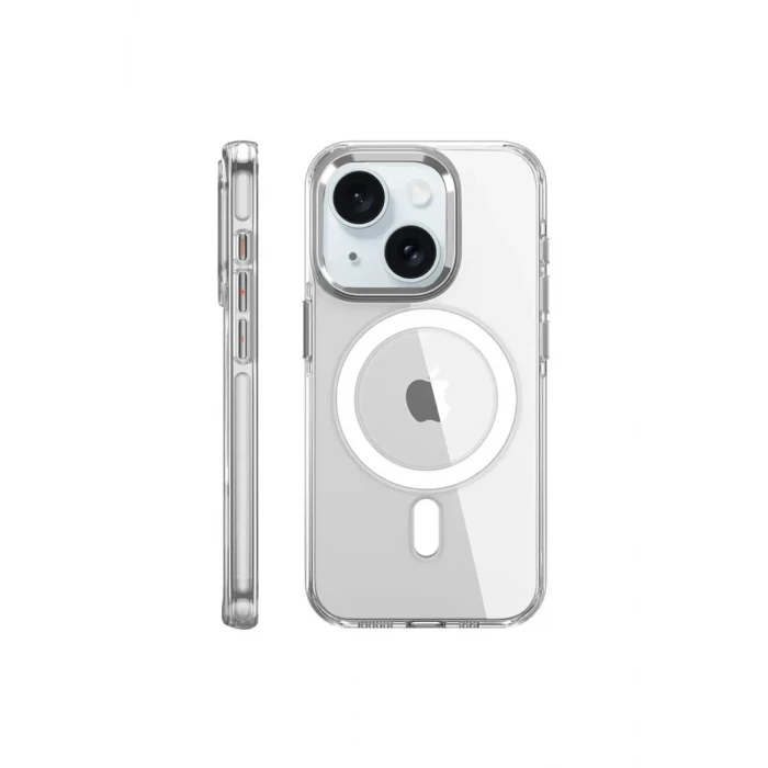 Joko Apple iPhone 15 Pro Kılıf Crystal Magsafe Kapak - Şeffaf