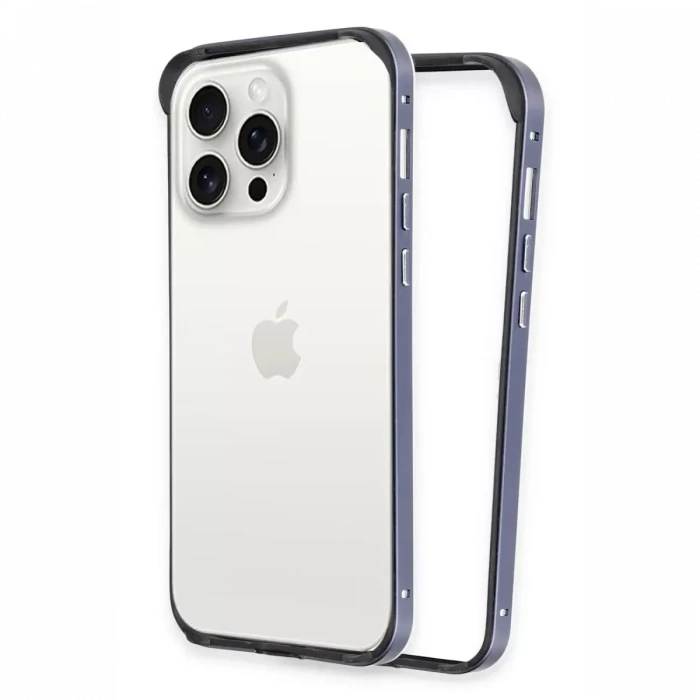 Joko Apple iPhone 15 Pro Max Land Bumper Koruma Kapak - Lacivert
