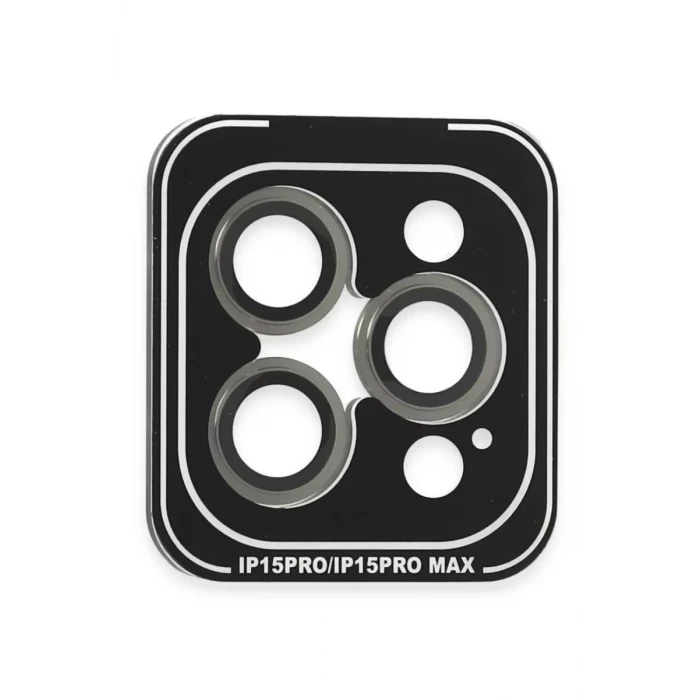 Joko Apple iPhone 15 Pro Max PVD Metal Kamera Lens - Gri