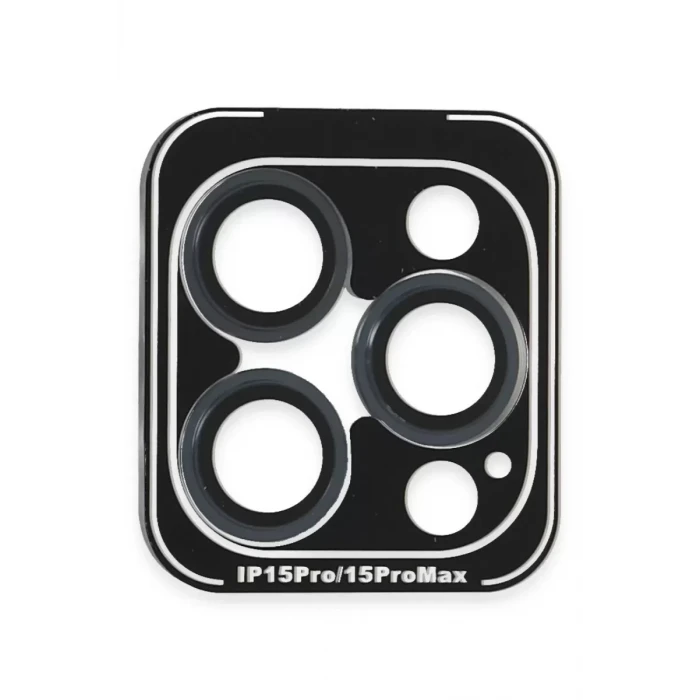Joko Apple iPhone 15 Pro Max PVD Metal Kamera Lens - Lacivert