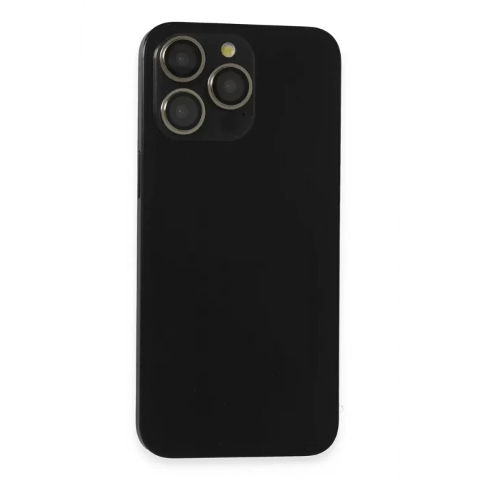 Joko Apple iPhone 15 Pro Max PVD Metal Kamera Lens - Siyah