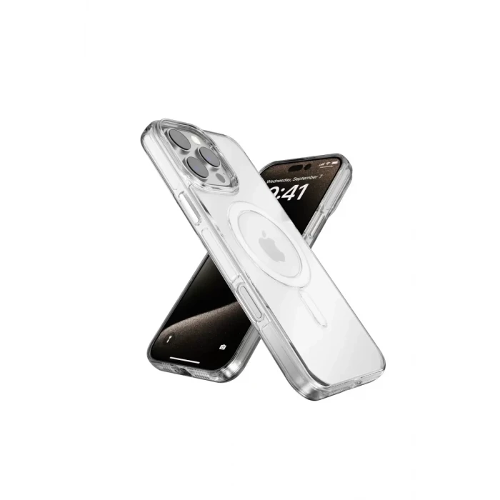 Joko Apple iPhone 16 Pro Max Gleam PC Sert Magsafe Kılıf - Şeffaf