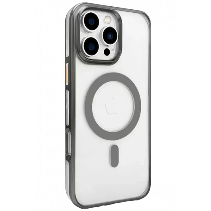 Joko Apple iPhone 16 Pro Max Gleam PC Sert Magsafe Kılıf - Titan Gri