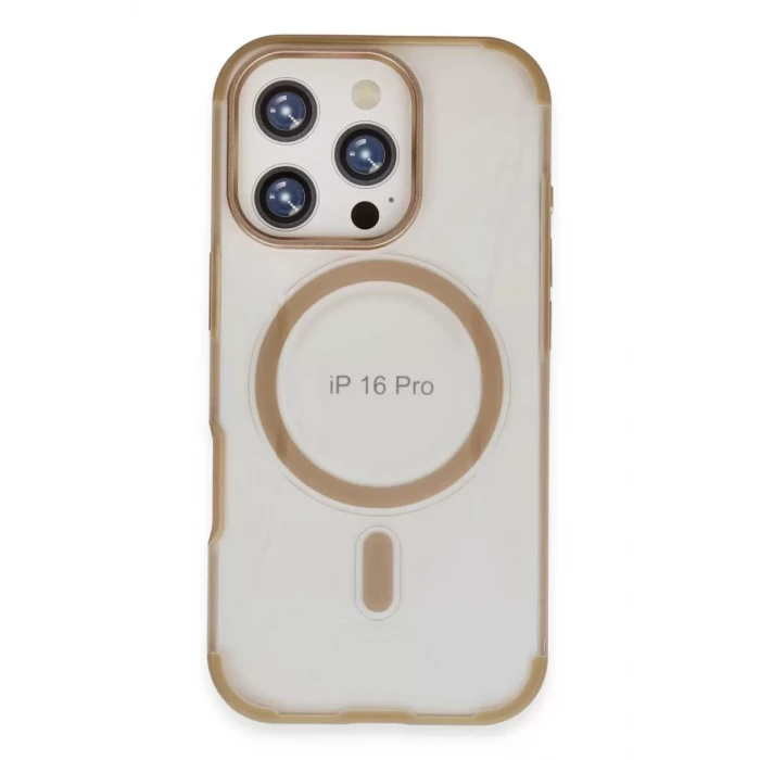Joko Apple iPhone 16 Pro Max Hilton Magsafe Kapak - Gold