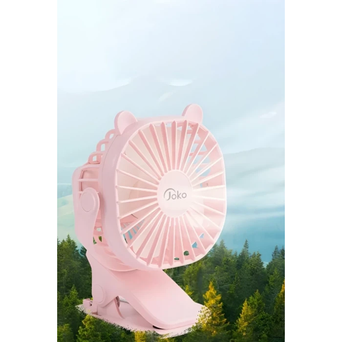 Joko JS03 Masaüstü Soğutma Fanı - Pembe