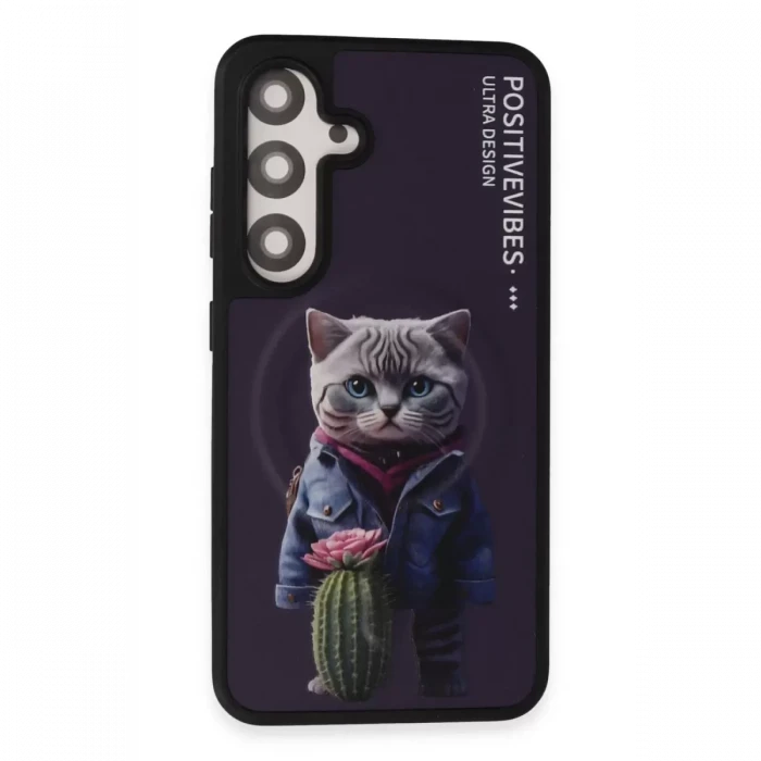 Joko Samsung Galaxy S24 Fun Magsafe Kapak - Derin Mor