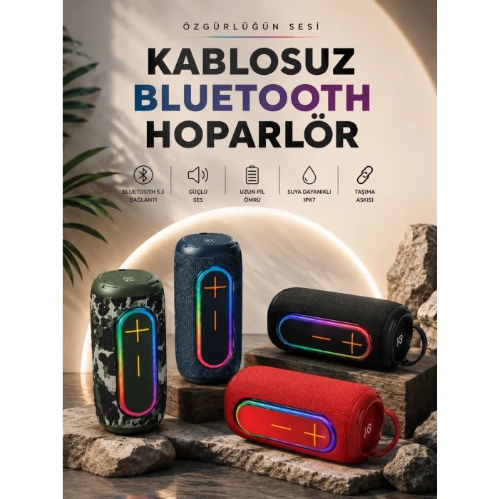 Kablosuz Bluetooth Hoparlör Taşınabilir