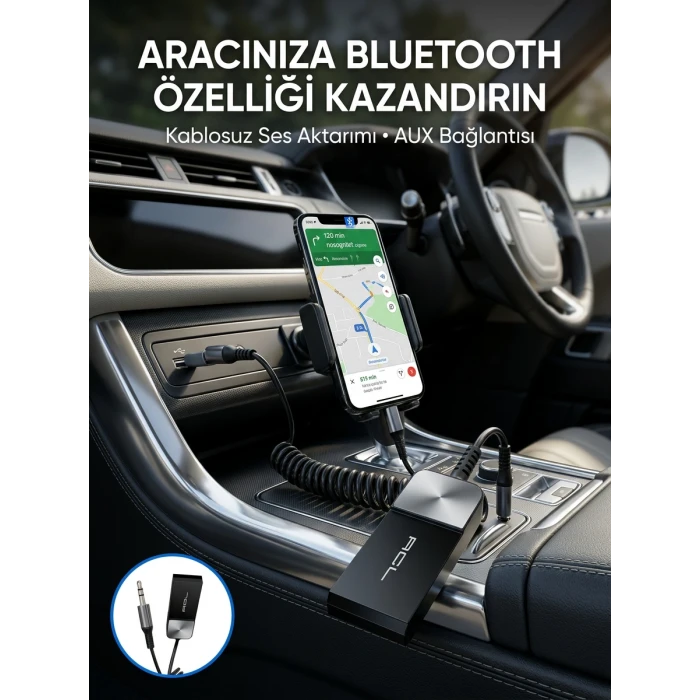 Kablosuz Müzik Aktarımı Sağlayan USB AUX Adaptörü