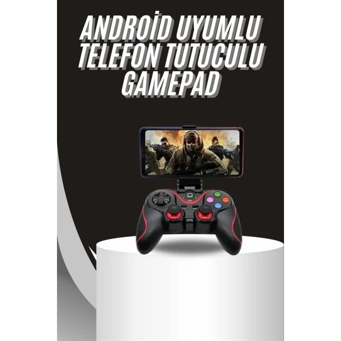Kablosuz Oyun Kolu Bluetooth Joystick Gamepad Android Uyumlu