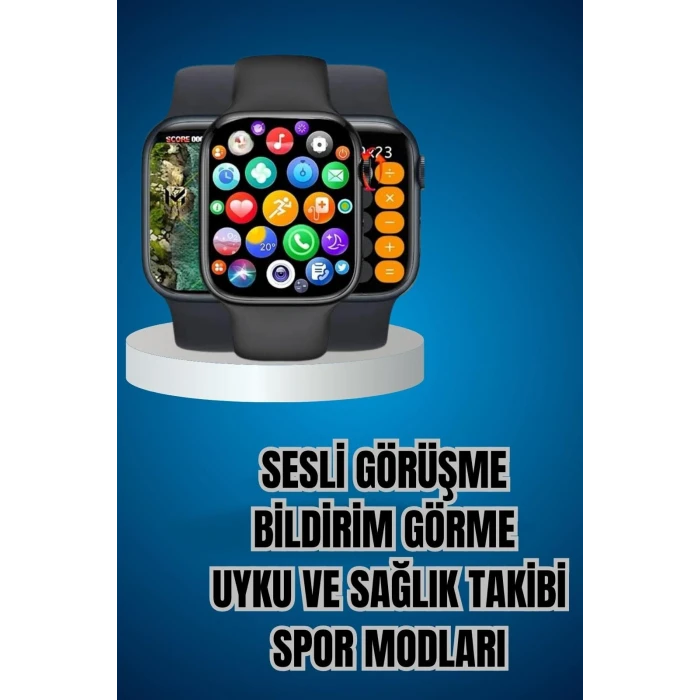 Kaliteli Akıllı Saat ve Kaliteli Bluetooth Kulaklık ANC Özelliği Uzun Pil Ömrü