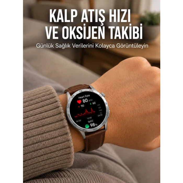 Kalp Atış Hızı ve Oksijen Takibi Sunan Akıllı Saat