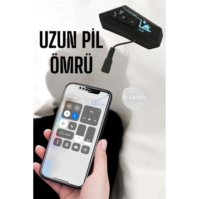 Kask Kulaklık Bluetooth Motosiklet Kulaklık Intercom Su Geçirmez