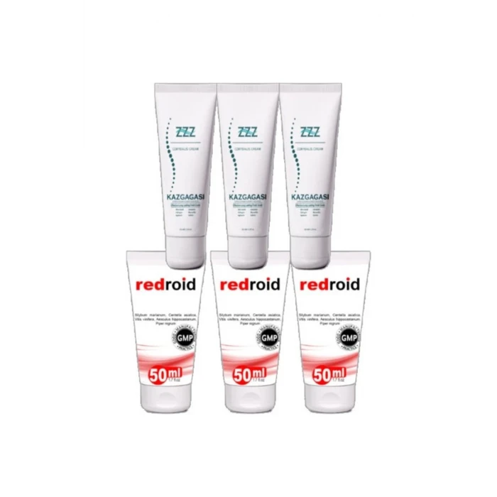 Kaz Gagası 100 ml Rahatlatıcı Kremi 2 Adet Redroid Rahatlatıcı 50 ml 2 Adet