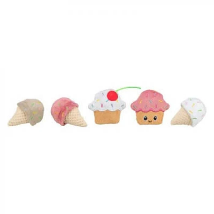 Kedi Otlu Dondurma Peluş Kedi Oyuncağı 7 Cm