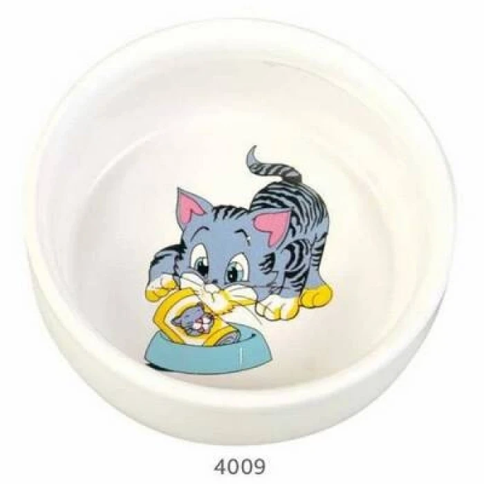 Kitten Kedi Seramik Mama Su Kabı 0,3 Lt 11 Cm