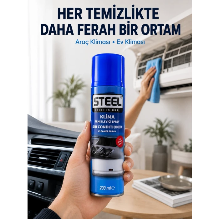 Klima ve Araç Havalandırma Temizleyici Sprey