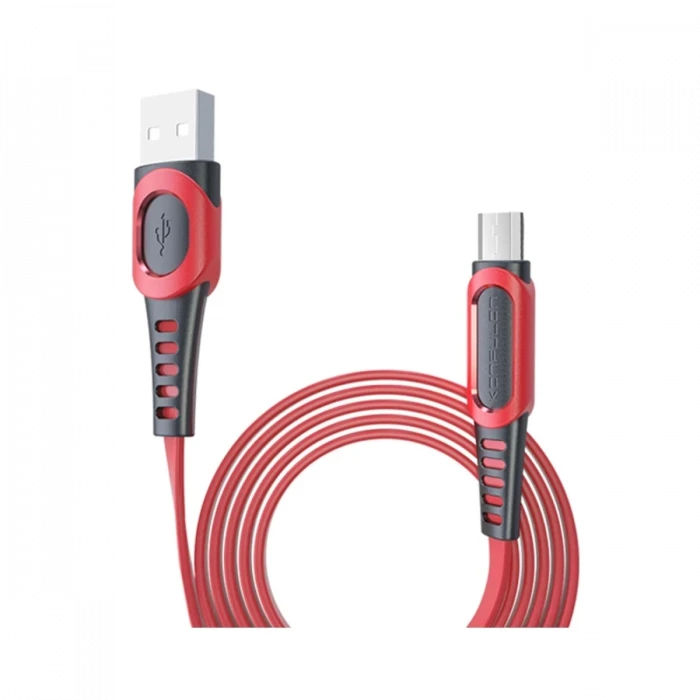 Konfulon DC01 Süper Hızlı Micro USB Kablo 1M 2.4A - Kırmızı