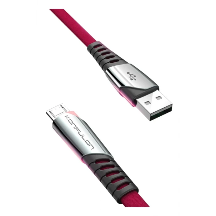 Konfulon DC16 Micro USB Kablo 1M 2.4A - Kırmızı