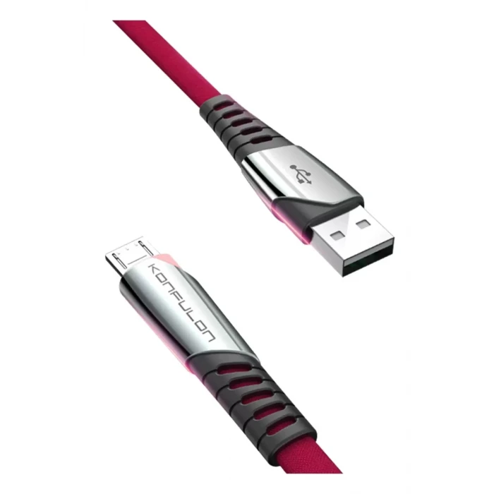 Konfulon DC16 Micro USB Kablo 1M 2.4A - Kırmızı