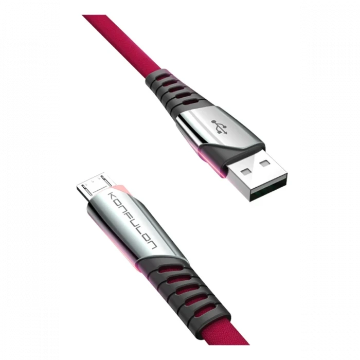 Konfulon DC16 Micro USB Kablo 1M 2.4A - Kırmızı