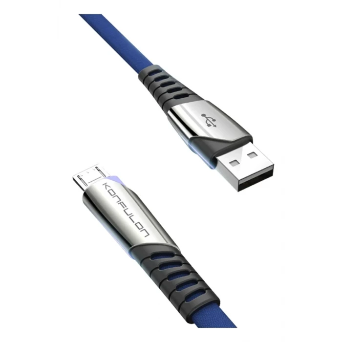 Konfulon DC16 Micro USB Kablo 1M 2.4A - Mavi