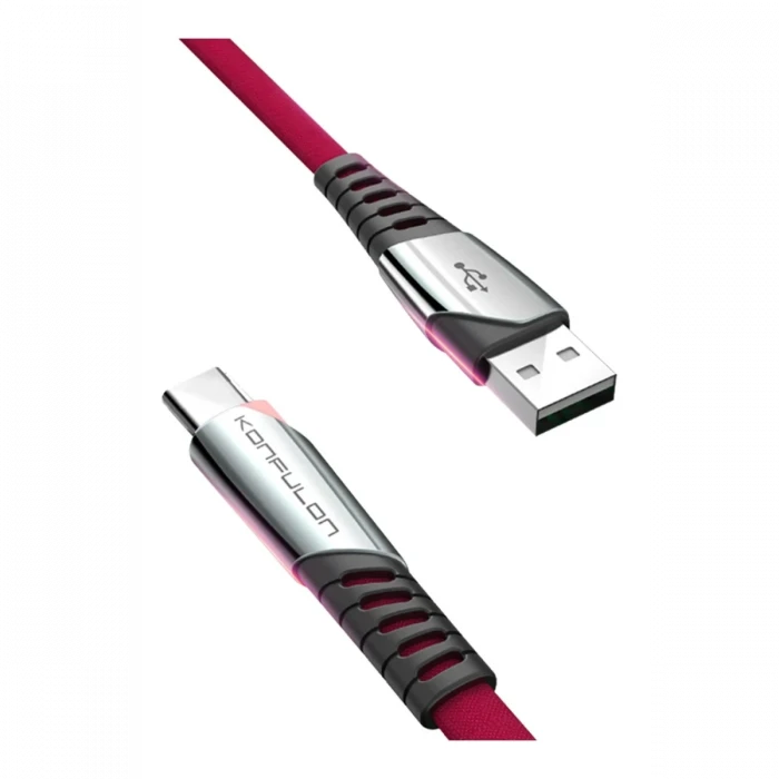 Konfulon DC18 Type-C Kablo 1M 5A - Kırmızı