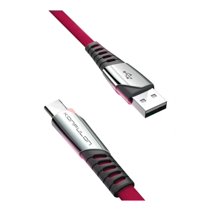 Konfulon DC18 Type-C Kablo 1M 5A - Kırmızı