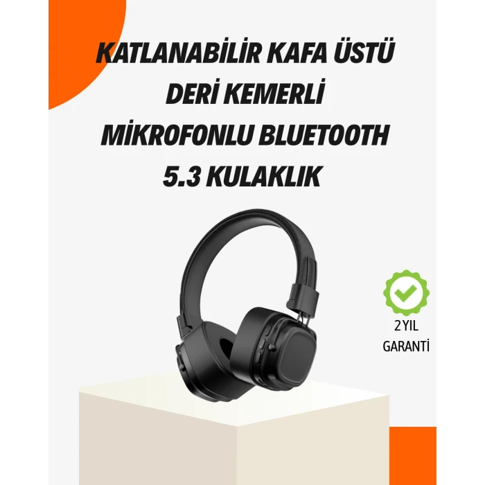 Kristal Netliğinde Ses ve Güçlü Baslı Kablosuz Kulak Üstü