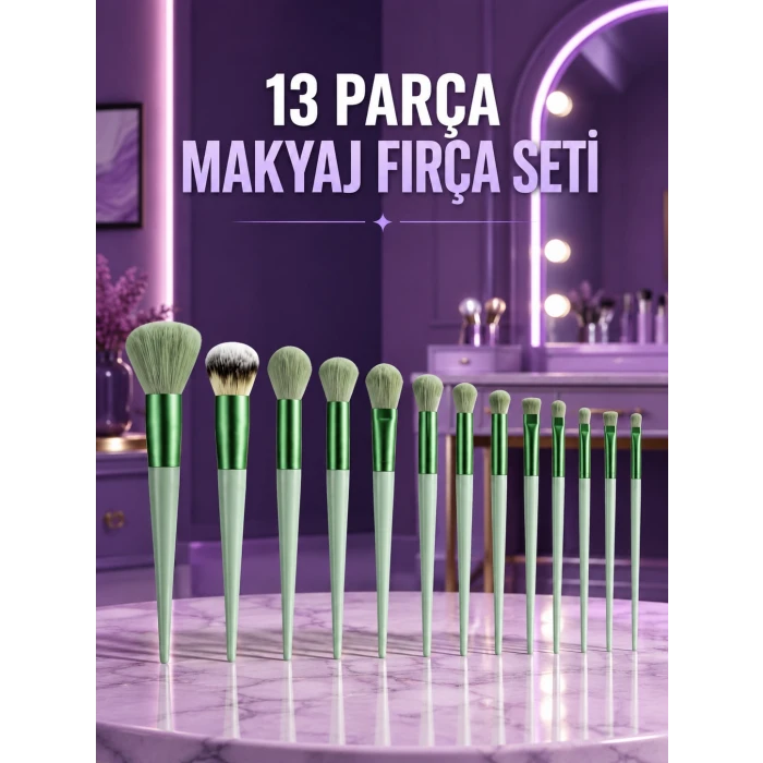 Kusursuz Makyaj İçin Yumuşak ve Dayanıklı Makyaj Fırça Seti