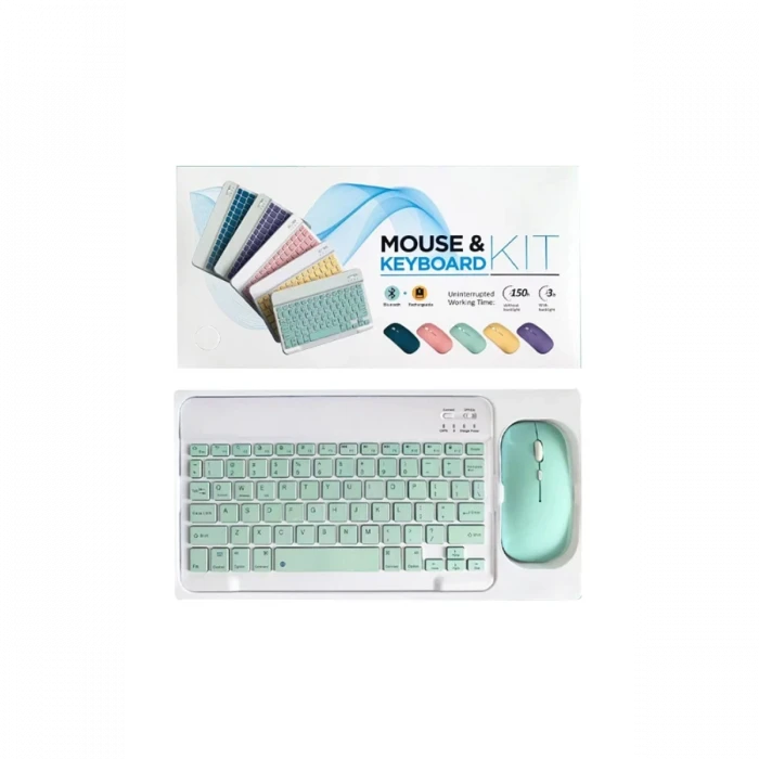 KYB71 Kablosuz Türkçe Q Klavye Mouse Set - Beyaz