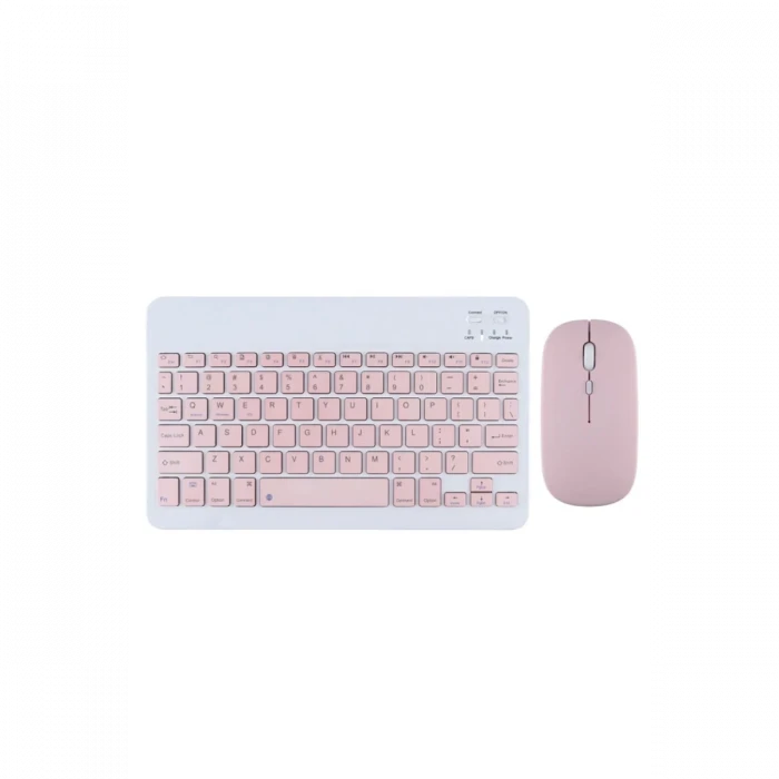 KYB71 Kablosuz Türkçe Q Klavye Mouse Set - Pembe