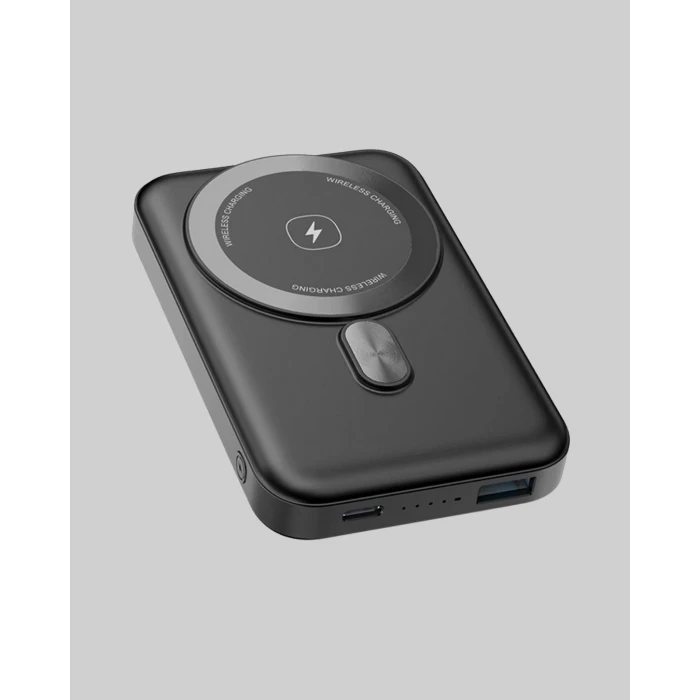 LCD Ekranlı Kablosuz Powerbank Type C ve USB Çıkışlı Yeni Nesil