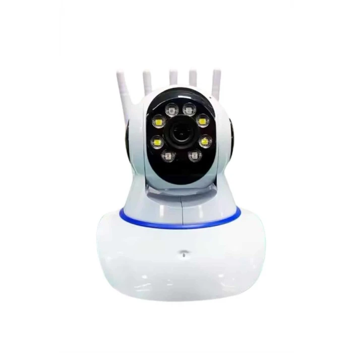 LED Aydınlatmalı 5 Antenli Motorlu 1080P Wifi Kamera Sensörlü