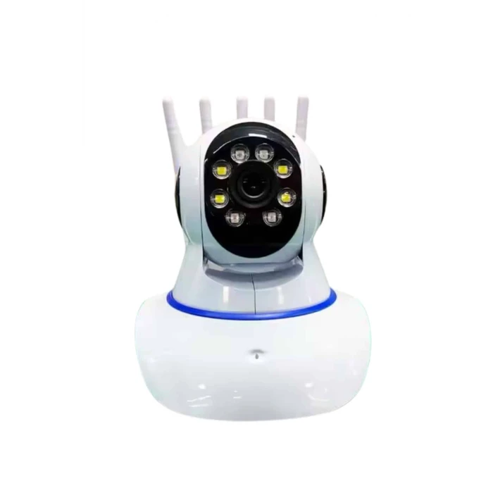 LED Aydınlatmalı 5 Antenli Motorlu 1080P Wifi Kamera Sensörlü