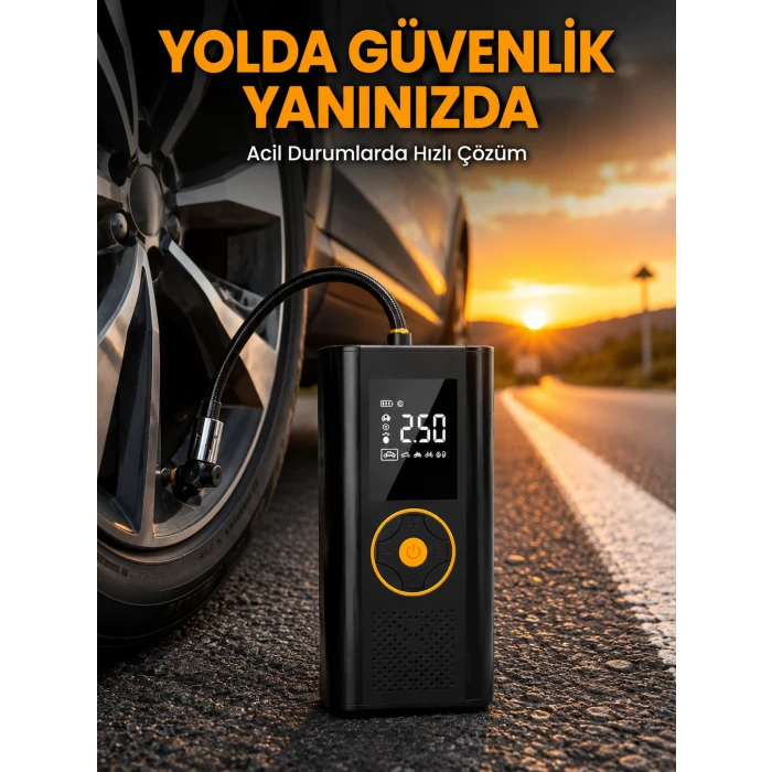 LED Ekranlı Akıllı Hava Kompresörü Hassas Basınç Kontrolü Yeni Nesil