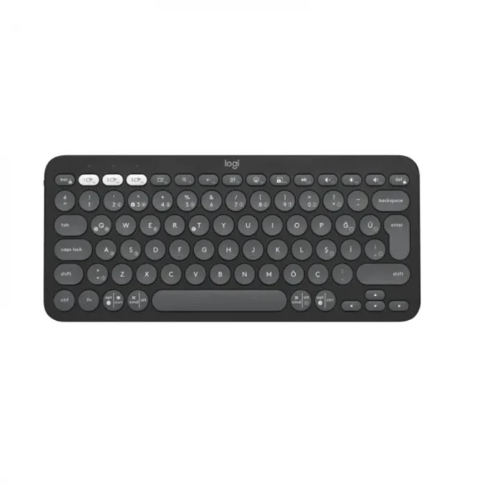 K380S 2 ÇOKLU CİHAZ ÖZELLİKLİ BLUETOOTH TÜRKÇE Q KLAVYE GRİ 920-011859