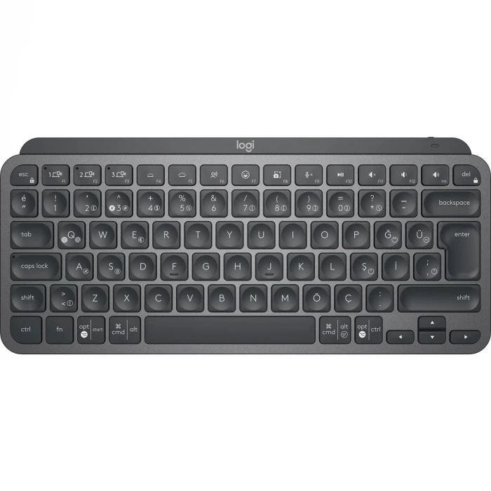 MINI MINIMALIST KABLOSUZ BLUETOOTH AYDINLATMALI Q TR KLAVYE SİYAH 920-010504