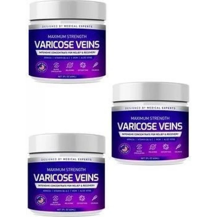 MAXİMUM STRENGTH VARİCOSE VEİNS BACAK BAKIM KREAM 100 ML X 3 AD