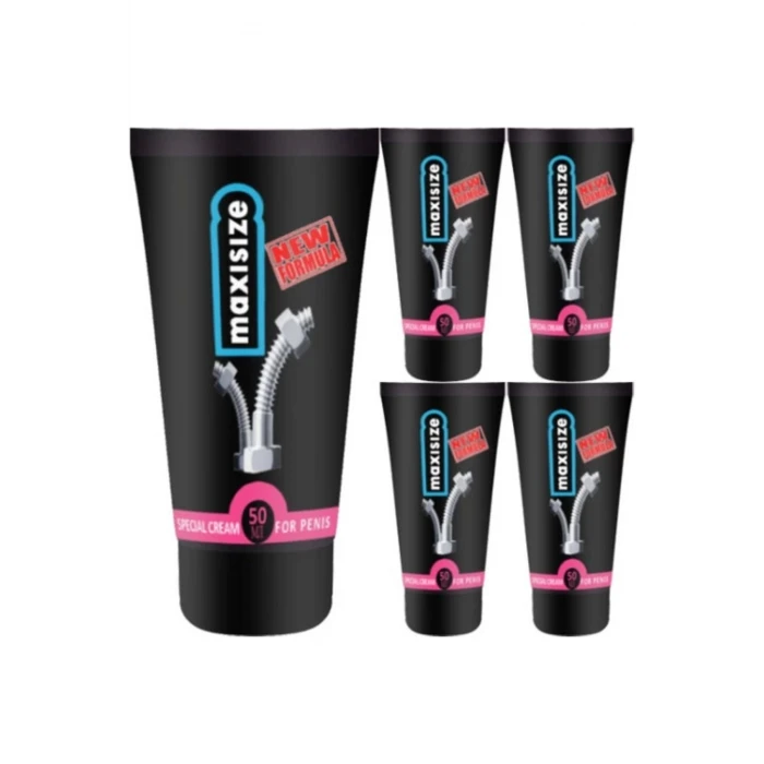 Maxsize Maxi Size Cream Erkeğe Özel 5 Adet 50 ml Şekillendirici Hareketleyici Krem