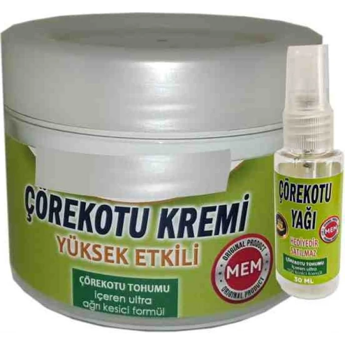 MEM ÇÖREK OTU KREMİ 100ML + 30 ML YAĞ SET