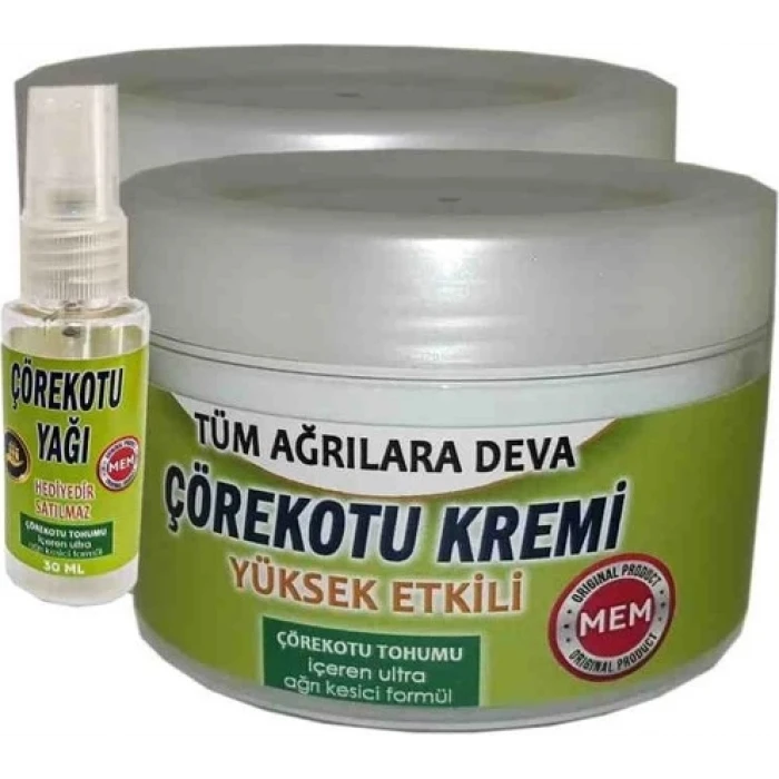 MEM ÇÖREK OTU KREMİ 2 ADET - ÇÖREK OTU YAĞI HEDİYE