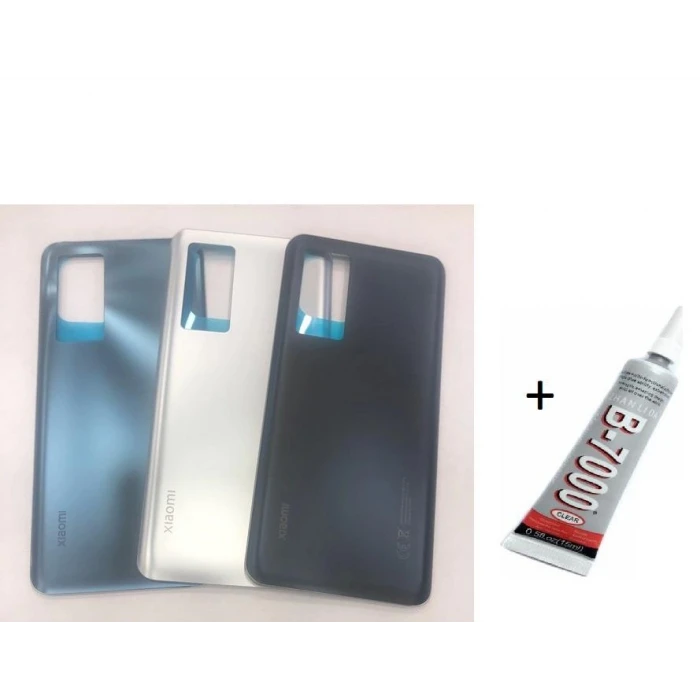 Mİ 12T Arka Batarya Pil Kapağı SİYAH (B7000 15 ML