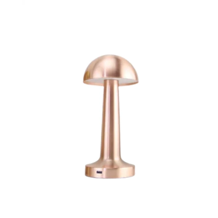 Modern Bronz Mantar Masa Lambası LED Dokunmatik Dekoratif Aydınlatma