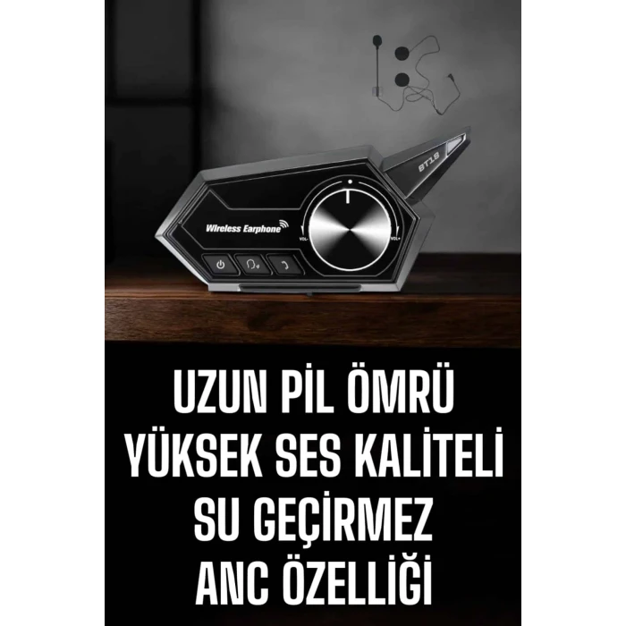 Motorcu Kulaklığı Kask Kulaklığı ANC Özelliği Sesli Görüşme Özelliği