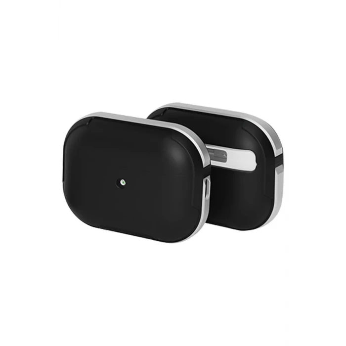 Movenchy Apple Airpods 3 (3.nesil) MO-A8 Armor Kılıf - Gümüş