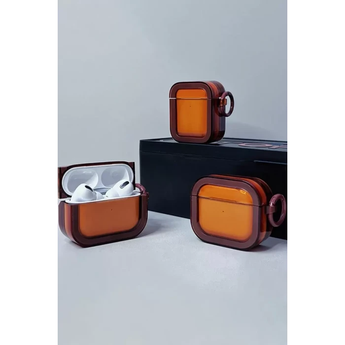Movenchy Apple Airpods Pro 2 (2.nesil) Bond Kılıf - Kahverengi