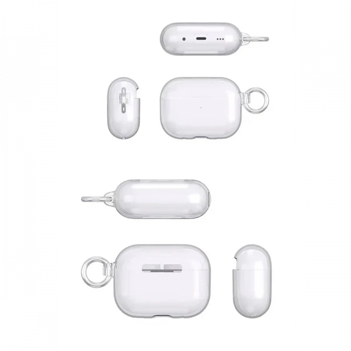 Movenchy Apple Airpods Pro 2 (2.nesil) Shell Kılıf - Şeffaf